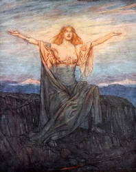 Sun, I hail thee! Hail, O light! Hail, O glorious day!, 1924