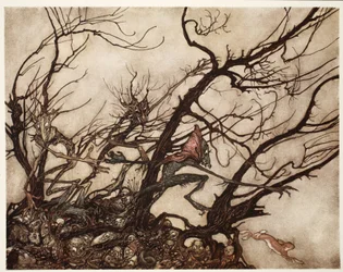 The Indians considered them the abode of spirits, from Rip Van Winkle by Washington Irving