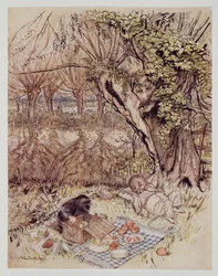 The Mole begged as a favour to be allowed to unpack it all by himself