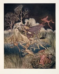 The Nightmare, from The Legend of Sleepy Hollow by Washington Irving, pub. 1928