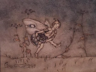 The elf attendant on Bottom, illustration to 