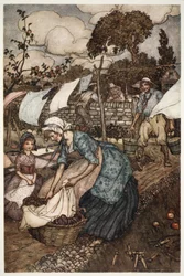 The women of the village used to employ him to do such little odd jobs as their less obliging husbands would not do for them, from Rip Van Winkle by Washington Irving