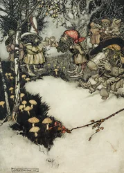 They quaffed their liquor in profound silence