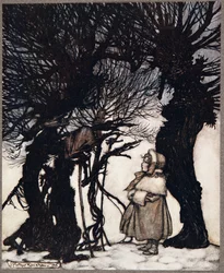 They warned her, from Peter Pan in Kensington Gardens by J.M. Barrie, pub. 1906