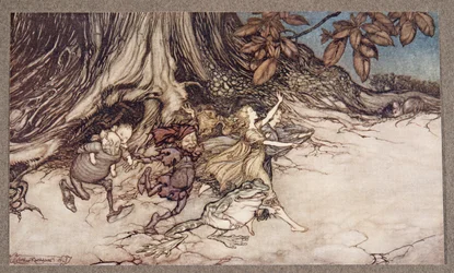 When they think you are not looking they skip along pretty lively, from Peter Pan in Kensington Gardens by J.M. Barrie, pub. 1906