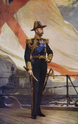 King George V in naval uniform
