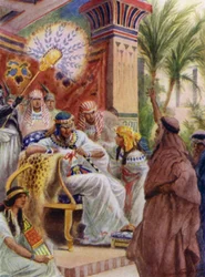Moses and Aaron before Pharaoh