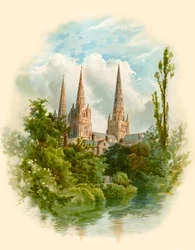 Lichfield Cathedral, South West