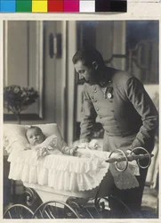 Archduke Franz Ferdinand with His Son Maximilian