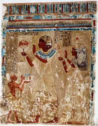 Art Egypt: Holiday Costumes, Simile from the Tomb of Nefer-Hotep in Thebes