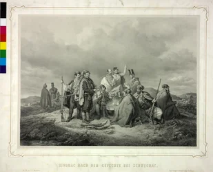 Bivouac after the fight at Schwechat