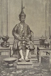Chulalongkorn or Rama V (1853-1910). Fifth Monarch of Siam under the House of Chakri