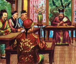 Confucius with His Students