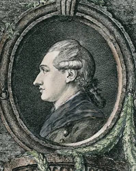 Johann Wolfgang von Goethe (1749-1832). German Humanist and Writer. Etching