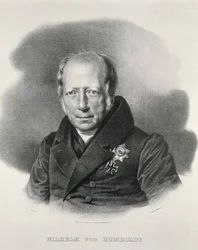 Wilhelm von Humboldt (1767-1835). German Statesman and Philosopher. Lithography