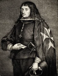 Juan Jose de Austria (1629-1679). Spanish Infante (Prince), Son of King Philip IV and the Theatre Actress Maria Calderona. Engraving