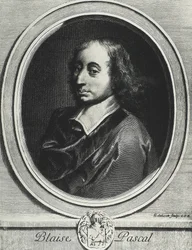 Blaise Pascal (1623-1662). French mathematician, physicist and philosopher. Engraving