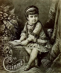 Portrait of Corinne, a Child Actor