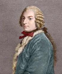 Portrait of Count Francesco Algarotti, an Italian writer, art critic and art dealer of the Enlightenment