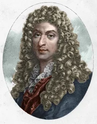 Portrait of Jean Baptiste Lully, French composer of Italian origin