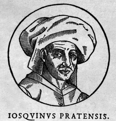 Portrait of Josquin des Pres (1440-1521)