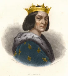 Portrait of Louis IX or Saint Louis, King of France