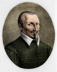 Portrait of Olivier De Serres, French agronomist
