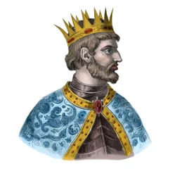 Portrait of Rudolph I of Germany, King of the Romans
