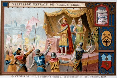 Sixth Crusade - Emperor Frederick II Crowning King of Jerusalem