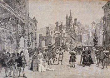 Envoy of Boabdil Declaring War Against King of Castile