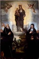 The Virgin with the Child, Saint Benedict of Nursie, and Sainte Scholastique