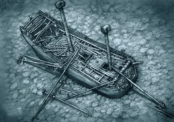 The Vrouw Maria on the Sea Floor