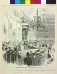 The Initiation of the Hungarian Landtag in Buda on 6th April 1861 by Count George Apponyi