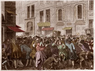 The Rue Quincampoix at the Time of the System of John Law