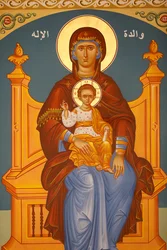 Virgin and Child. St Elie Church, Rabieh, 2022