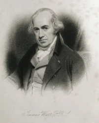 WATT, James (1736-1819). Portrait of James Watt. Engraving