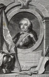 William IV (1711-1751). First Hereditary Stadtholder of the Netherlands. Engraving