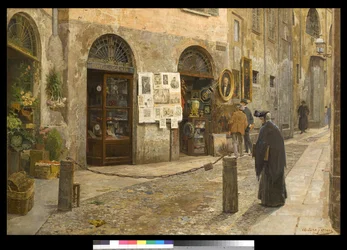 Via San Bernardino alle Ossa in Milan, Italy, 1912