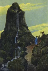 Niobe transformed into the Weeping Rock