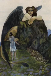 Oedipus and the sphinx