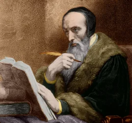 Portrait of Jean Calvin, founder of Calvinism