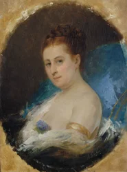 Portrait of the actress Adelaide Ristori, 1822-1906, ca. 1857
