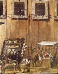 Court of the Vicaria in Naples during the Revolution of Masaniello (detail)