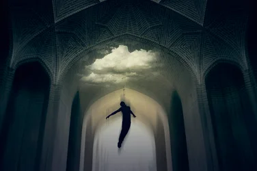 Man Ascending Arches
