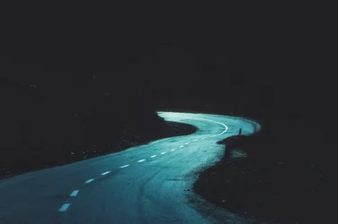 Winding Night Road