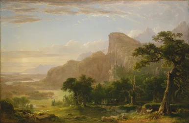 Landscape Scene from Thanatopsis