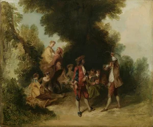 Manhood, after Nicholas Lancret, 1840