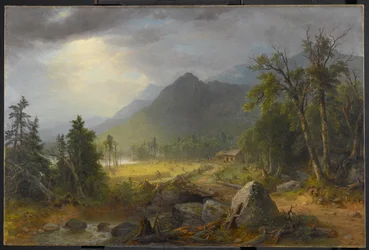 The First Harvest in the Wilderness, 1855