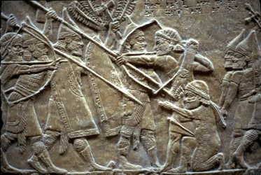 Ashurbanipal at the Battle of Til-Tuba