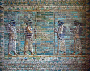 The Archers frieze from Darius I palace at Susa